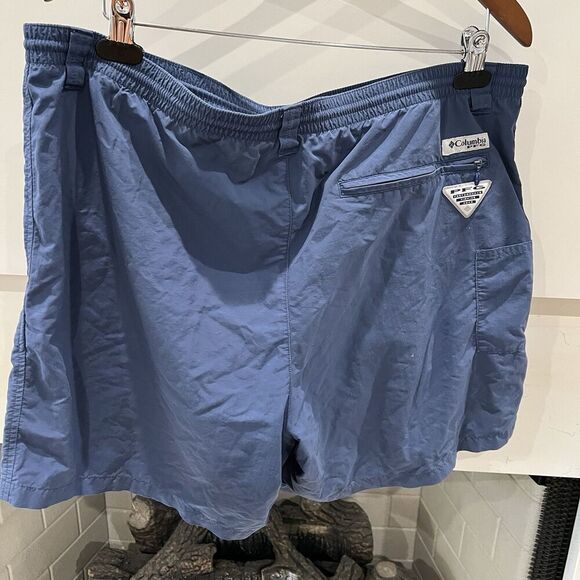 Columbia PFG Backcast III Lined 6" Water Shorts Trunks Mens Large Blue - Picture 3 of 11